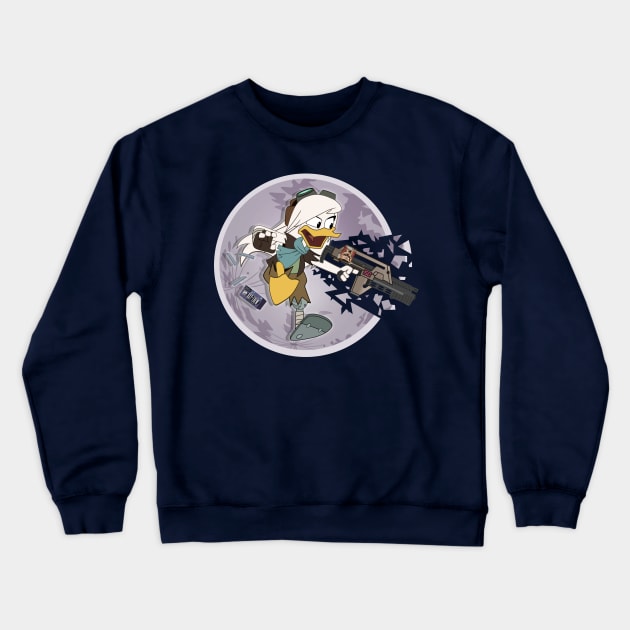 Della Moon Escape Crewneck Sweatshirt by Number1Robot